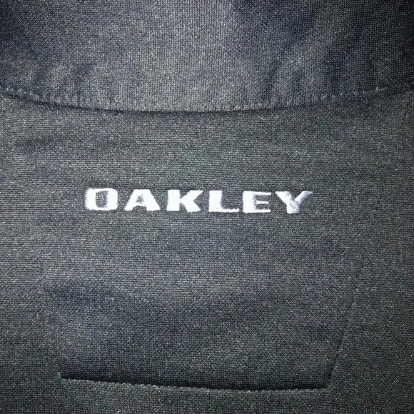Oakley Range Pullover Fleece Blackout Light Heather Regular Fit Size Medium - Picture 6 of 7
